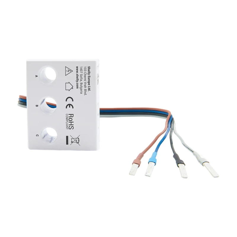 Medidor de energia WiFi Shelly 3EM-63W Gen3 — medidor de energia de rede de 3 canais