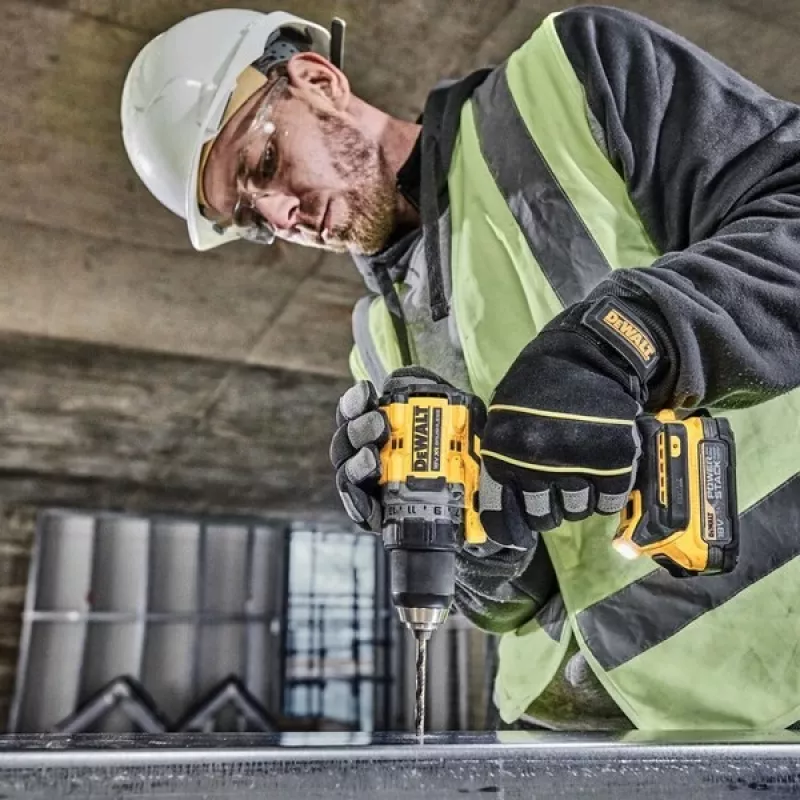 DeWALT DCD800E2T-QW Berbequim 2000 rpm 1,28 kg Preto, Amarelo