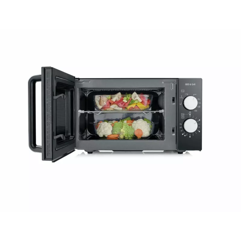 Micro-ondas com grelhador Severin MW 7762, 800 W, 20 l