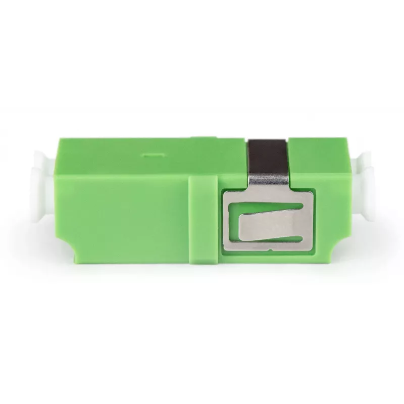 DIGITUS DN-96007-1APC-OF Acoplador de fibra ótica LC/APC duplex, monomodo OS2, sem flange, verde