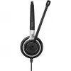 Auricular estéreo com fios EPOS IMPACT SC 660 ANC USB, preto/prateado