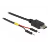 DeLOCK 85418 cabo de alimentação USB-C para 2x conectores pin header, 0,1 m