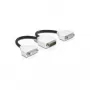 Adaptador de cabo de vídeo DeLOCK 65281 DMS 2 x DVI 0,2 m preto