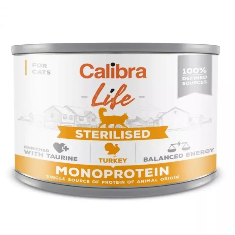 CALIBRA Cat Life Sterilised peru - comida húmida para gatos - 200g