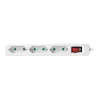 Extensão de energia LogiLink LPS230 1,5 m 3 tomadas AC interior branco