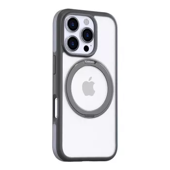 Capa Torras Ostand R Fusion iPhone 16 Pro 15,5 cm cinzento transparente
