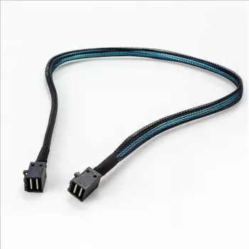 Fantec 2499 Cabo Serial Attached SCSI (SAS) 0,7 m 12 Gbit/s Preto - Azul (2499)