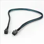 Fantec 2499 Cabo Serial Attached SCSI (SAS) 0,7 m 12 Gbit/s Preto - Azul (2499)