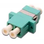 Acoplador de fibra ótica Digitus duplex LC para LC MM OM3 aqua