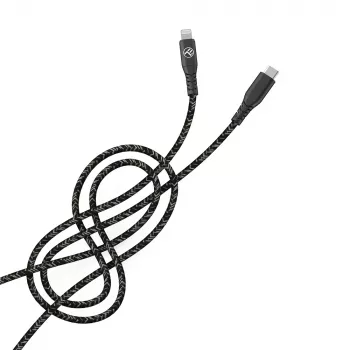 Cabo de dados Tellur Type-C para Lightning 3A PD60W 1m – preto