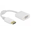 Adaptador DisplayPort 1.2 ficha para conetor fêmea VGA DeLOCK 61007