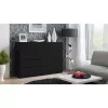 Topeshop M8 140 CZERŃ cómoda, preta