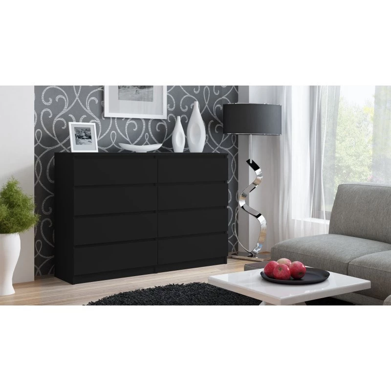Topeshop M8 140 CZERŃ cómoda, preta