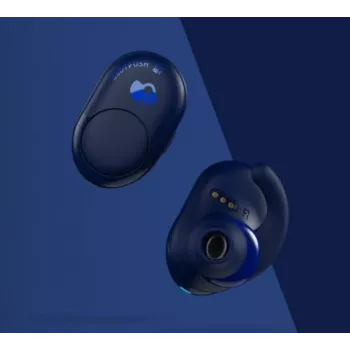 Skullcandy Push S2BBW Auscultadores intra-auriculares sem fios (Azul índigo)