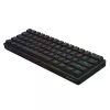Teclado mecânico gaming SAVIO BLACKOUT X2 BROWN 61 teclas 60% USB QWERTY RGB Outemu Brown