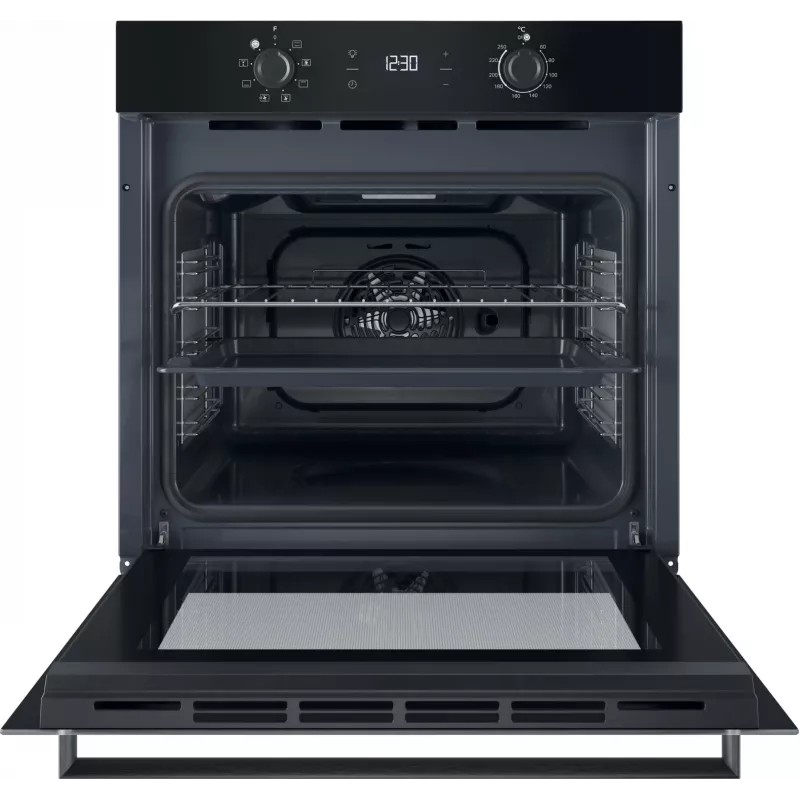 Forno INDESIT | IO K55C B | 71 L | elétrico | catalítico | eletrónico | altura 59,5 cm | largura 59,5 cm | preto