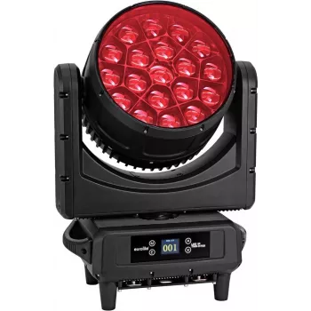 Luz de efeito wash-flower EUROLITE TMH-H760 60W RGB — wash de palco com efeito flower, 60W, RGB