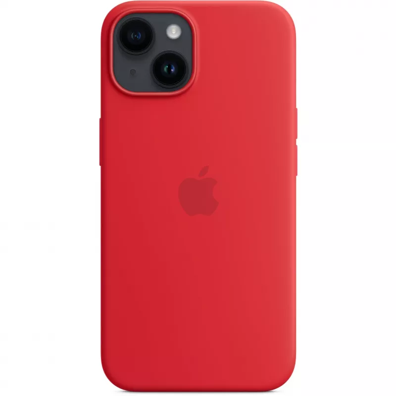 Apple iPhone 14 Capa de silicone com MagSafe, (PRODUCT)Red