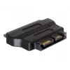 Adaptador SATA SATA 22 pinos macho SATA 13 pinos macho preto DeLOCK
