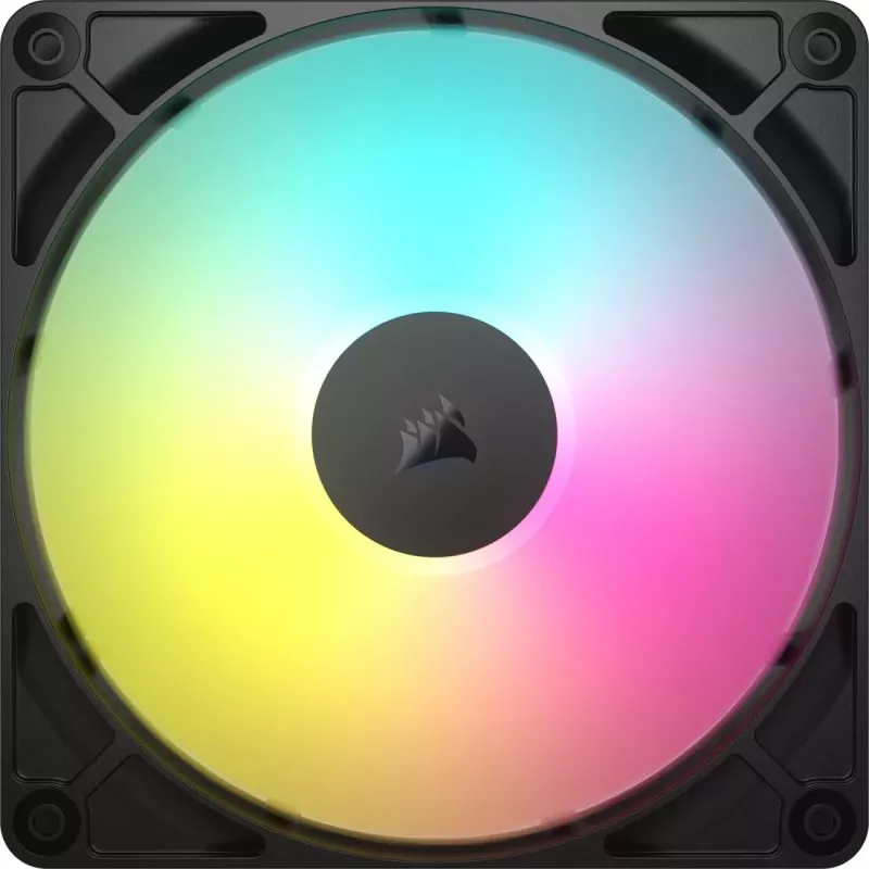 Ventoinha Corsair RS140 ARGB 14 cm preta 330-1700 RPM
