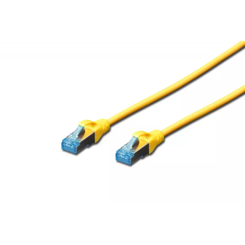 Cabo de rede DIGITUS CAT 5e SF/UTP, 3 m, RJ-45 para RJ-45, amarelo