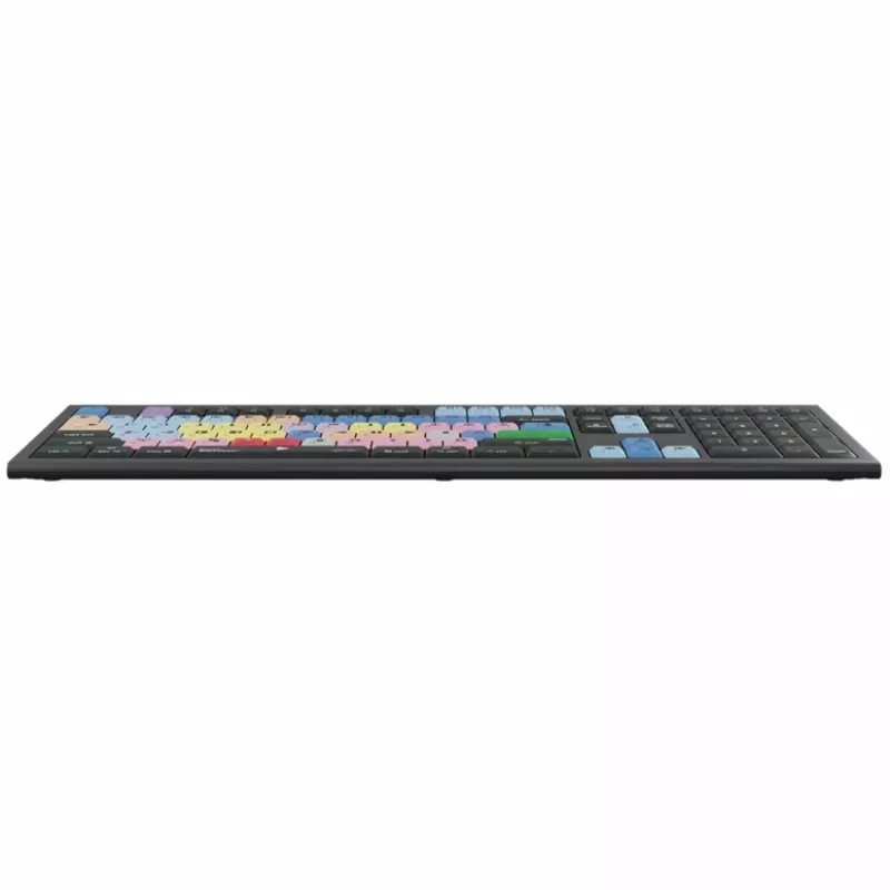 Teclado Logickeyboard Avid Media Composer Astra 2 universal USB QWERTY alemão cinzento