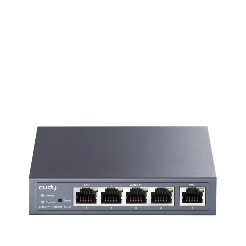 Router VPN multi-WAN Gigabit Cudy router com fios Fast Ethernet, Gigabit Ethernet cinzento