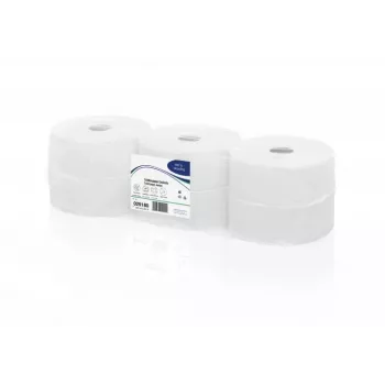 Rolo de papel higiénico WEPA TPMB2275, 275m 1100 folhas, 9,2 x 25, tissue reciclado, (6 unid.)