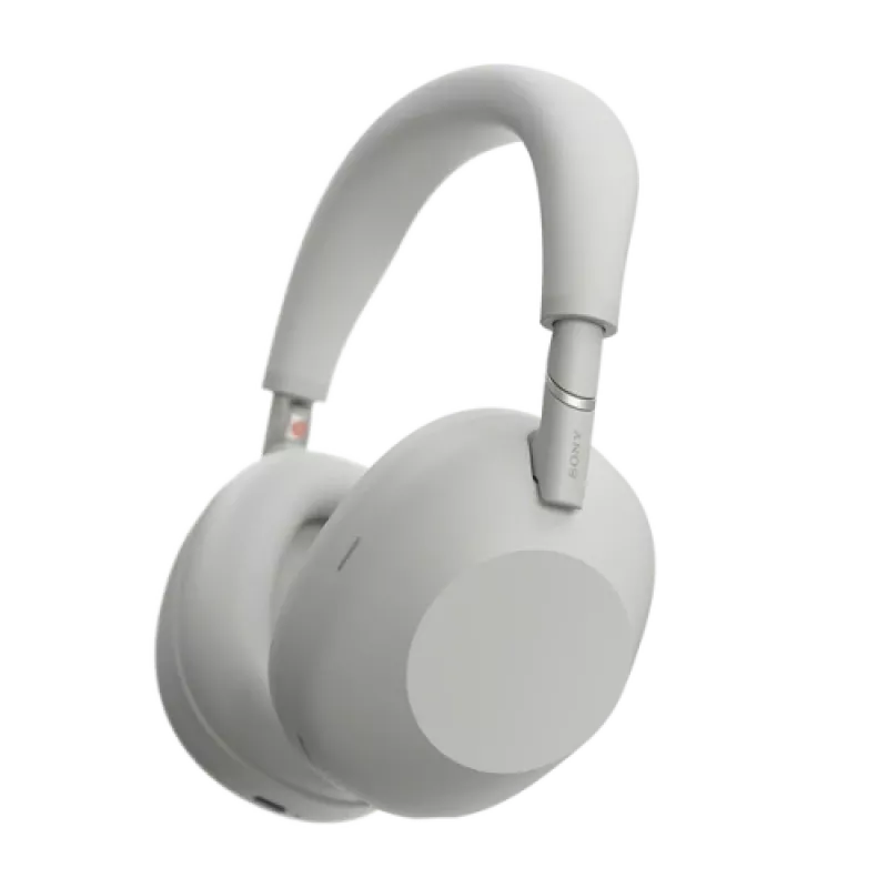 Auscultadores sem fios Sony WH-1000XM6 — cancelamento de ruído, Bluetooth, prateado platina