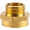 Gardena 7264-20 – nipe roscado – dourado – 26,5 mm (G 3/4) M – 33,3 mm (G 1) F (7264)