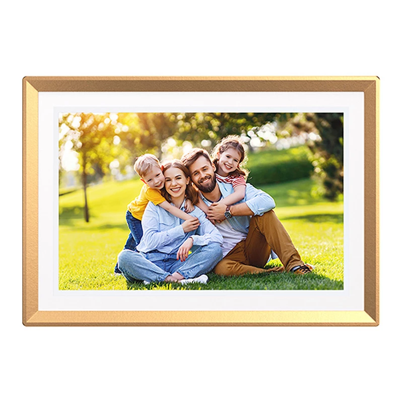 Moldura digital Arzopa D10 (dourada) 10.1