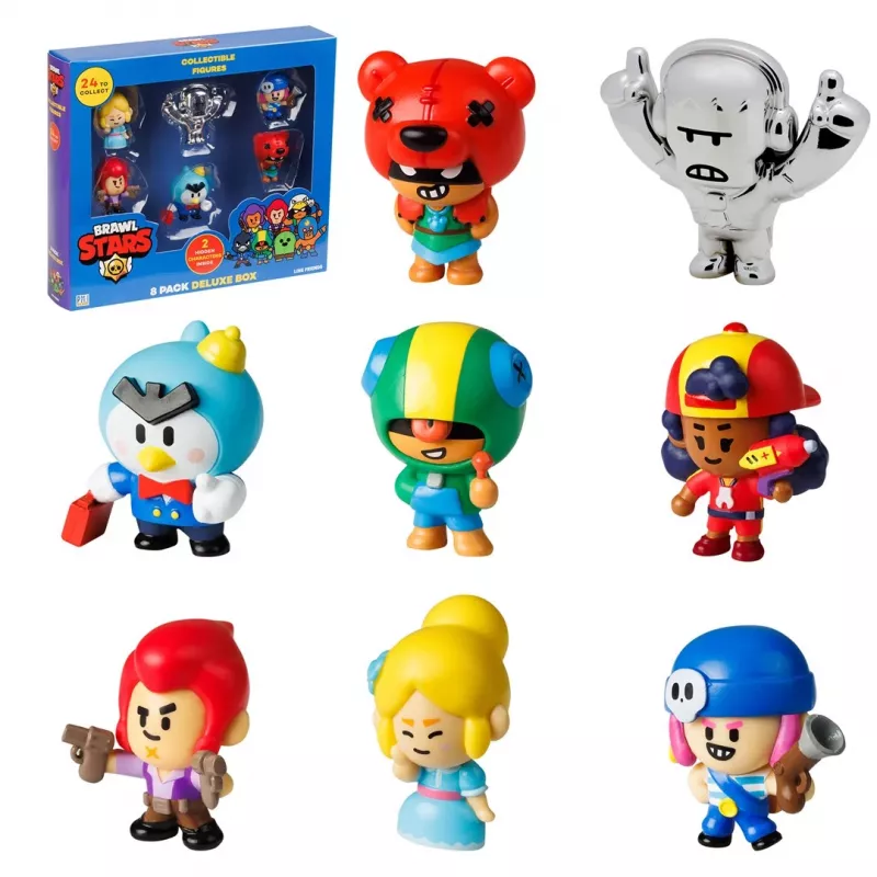 Figuras Brawl Stars S1 – caixa Deluxe pack de 8 VER.B
