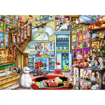 Puzzle Ravensburger Disney Pixar Toy Store 1000 peças cartoons