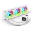 Refrigeração líquida CPU All-in-One Sharkoon S60 ARGB branco radiador de 360 mm
