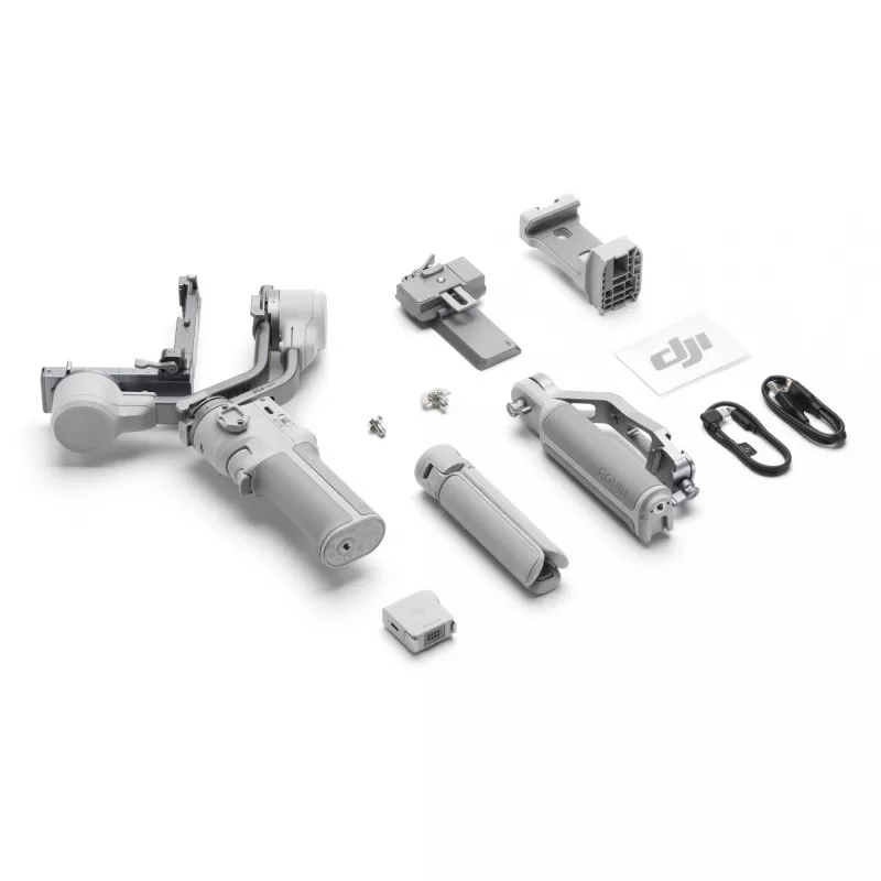 Estabilizador Gimbal DJI RS 4 Mini Combo — estabilizador de mão compacto e leve para câmaras sem espelho
