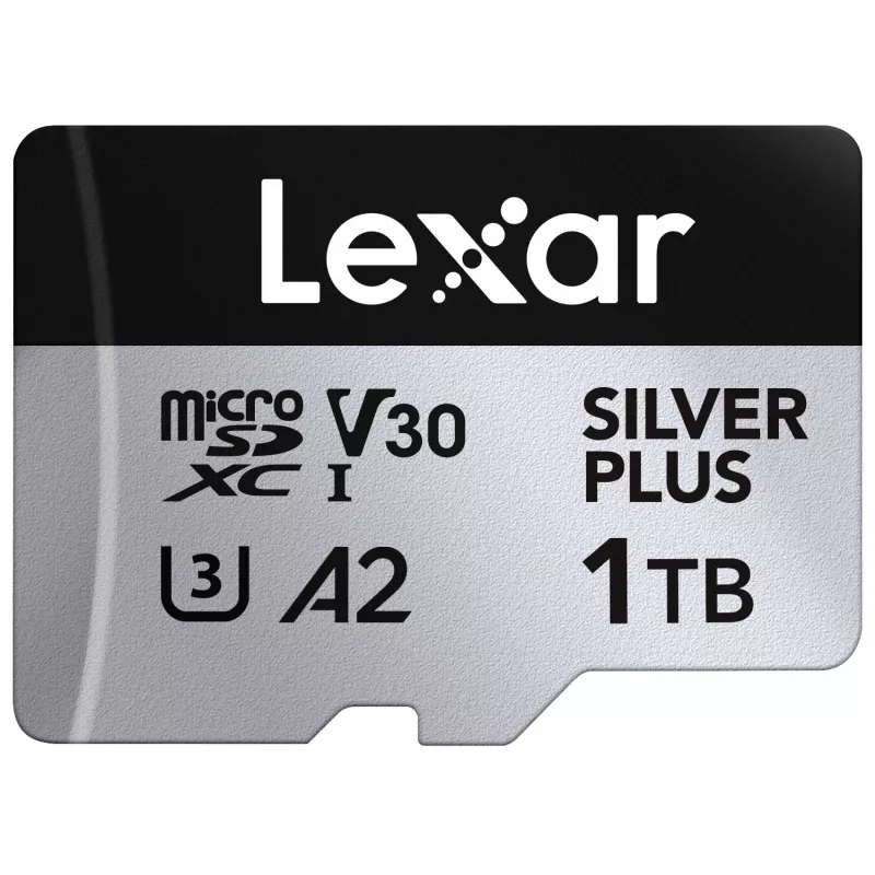 Memória flash Lexar 1TB UHS-I MicroSDXC SILVER PLUS
