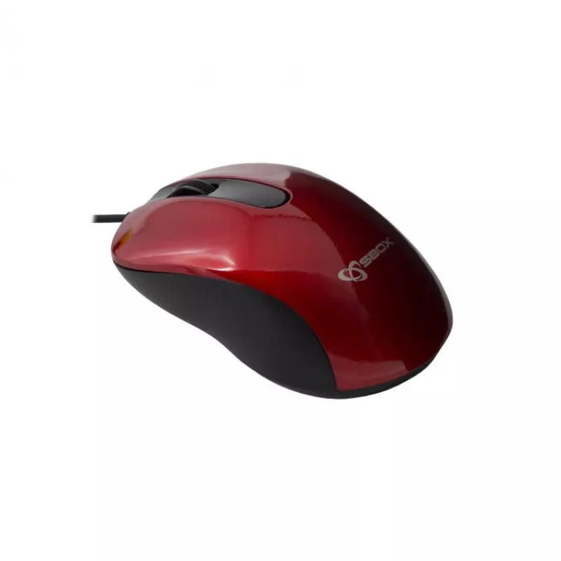 Sbox M-901 rato ótico vermelho