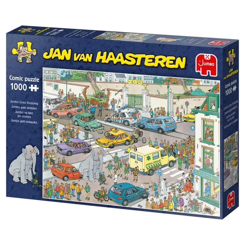 Puzzle Jumbo Jan van Haasteren Jumbo vai às compras 1000 peças (20028)
