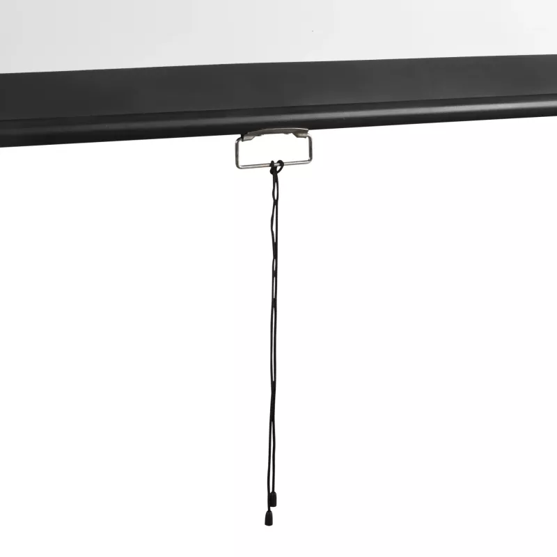 Tela de projeção SBOX PSM-100-2 180×180 cm manual para montagem na parede/teto