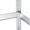 Estante de armazém GreenBlue GB378 metal galvanizado 5 prateleiras, aço galvanizado, 900×400 mm, máx. 75 kg por prateleira