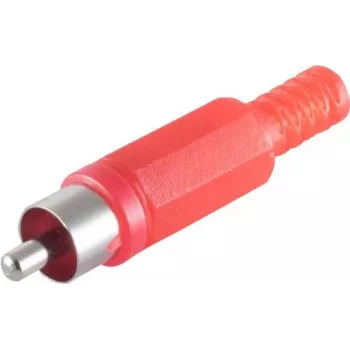 Ficha RCA ShiverPeaks BS51400-R vermelha macho