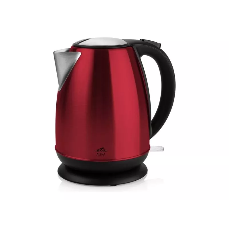 ETA | Chaleira elétrica | 359090010 | Standard | 2200 W | 1,7 L | Aço inoxidável | Base rotativa 360° | Vermelho