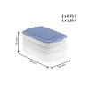 Conjunto de recipientes de armazenamento de alimentos Rotho Rondo 2×0,75 L + 1×1,35 L transparente azul hermético empilhável