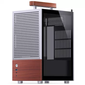Caixa de PC Jonsbo T6, Mini-Tower, Mini-ITX, Prateado