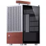 Caixa de PC Jonsbo T6, Mini-Tower, Mini-ITX, Prateado