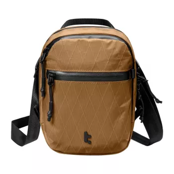 Bolsa de viagem Tomtoc Aviator-T37 com alça de ombro, tecido X-Pac, castanho