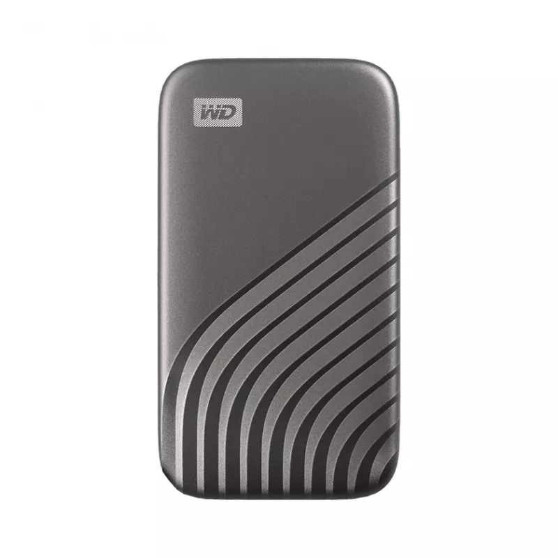WD My Passport SSD WDBAGF0020BGY - SSD - encriptado - 2TB - externo (portátil) - USB 3,2 Gen 2 (conector USB-C) - AES de 256 bits - cinzento espacial (WDB