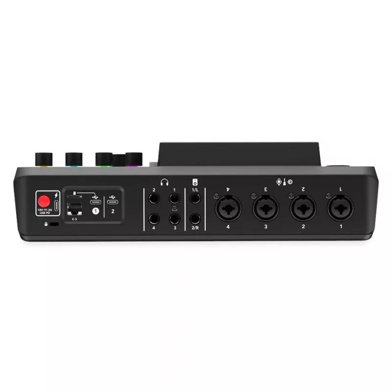 RØDE RØDECaster Pro II estúdio de produção de podcasts, XLR, jack, USB-C, preto