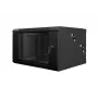 Rack de Parede LANBERG WF02-6606-10B 6U 600x374,3x600 mm Aço Inoxidável Preto