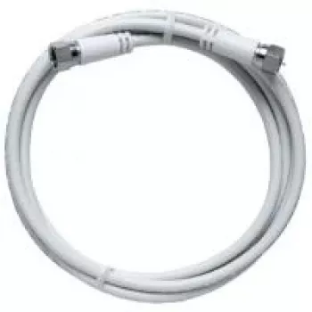 Cabo coaxial Axing MAK35080 3,5 m tipo F branco